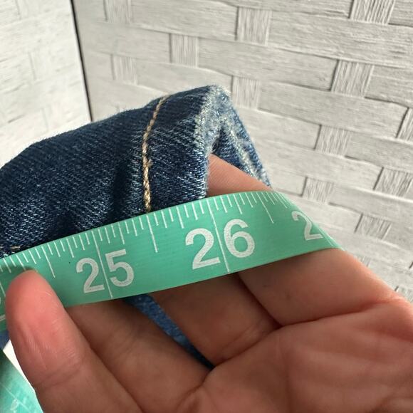 Lane Bryant mid rise boyfriend cut dark wash, capris Normcore casual plus size ￼ - Picture 12 of 14